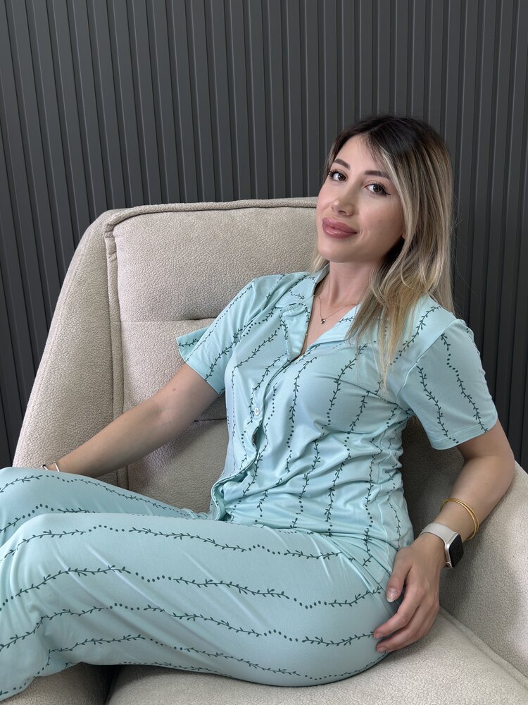 Bamboo Ön Düğmeli Takım