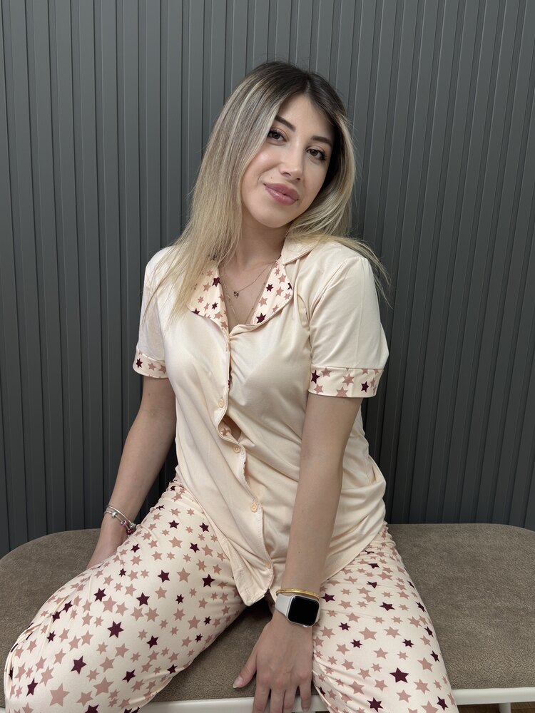 Marla Ön Düğmeli Yıldız Detay Takım