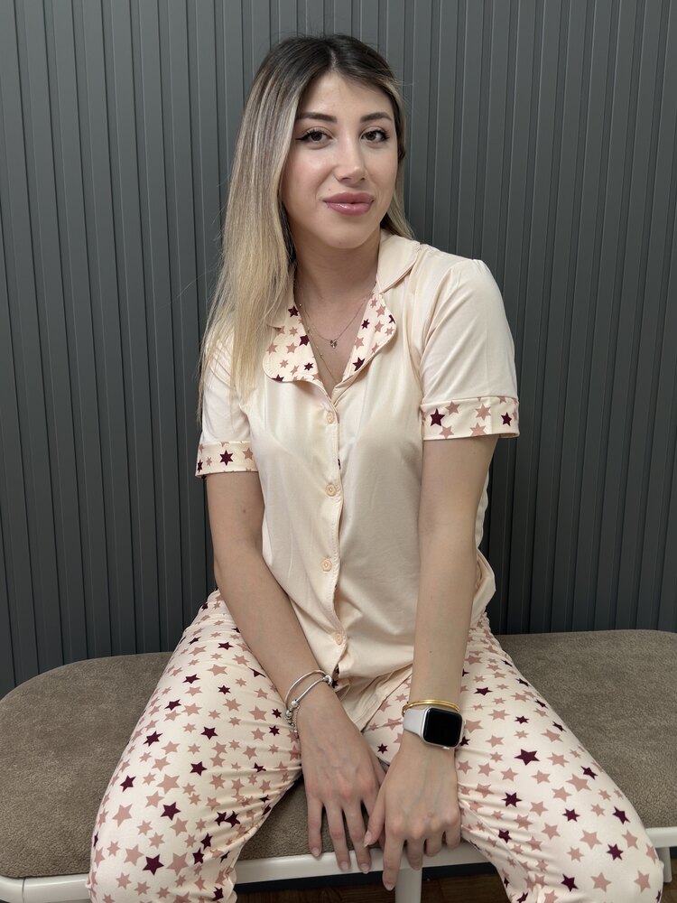 Marla Ön Düğmeli Yıldız Detay Takım