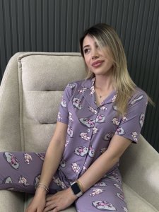 Bamboo Ön Düğmeli Takım