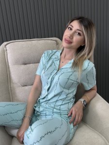 Bamboo Ön Düğmeli Takım