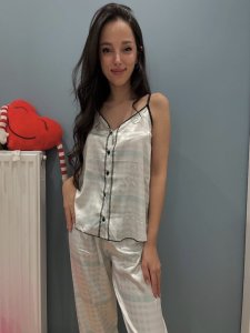 Saten Uzun Alt İp Askı Takım