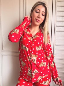 Süet Kumaş Ayıcık Detay Takım