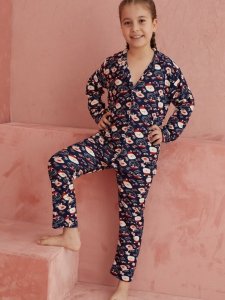 Süet Kumaş Ön Düğmeli Çocuk Takım